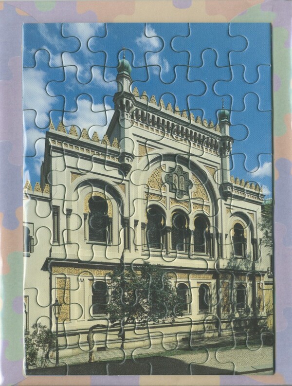 Puzzle - Španělská synagoga - exteriér