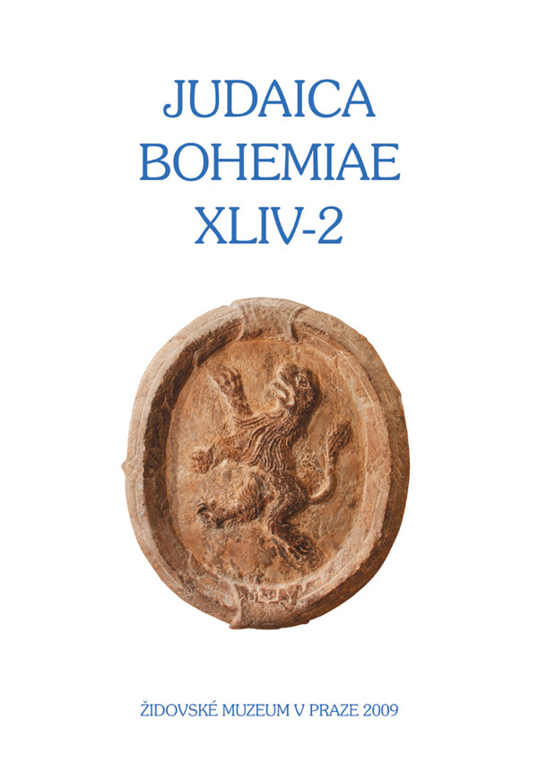 Judaica Bohemiae XLIV-2