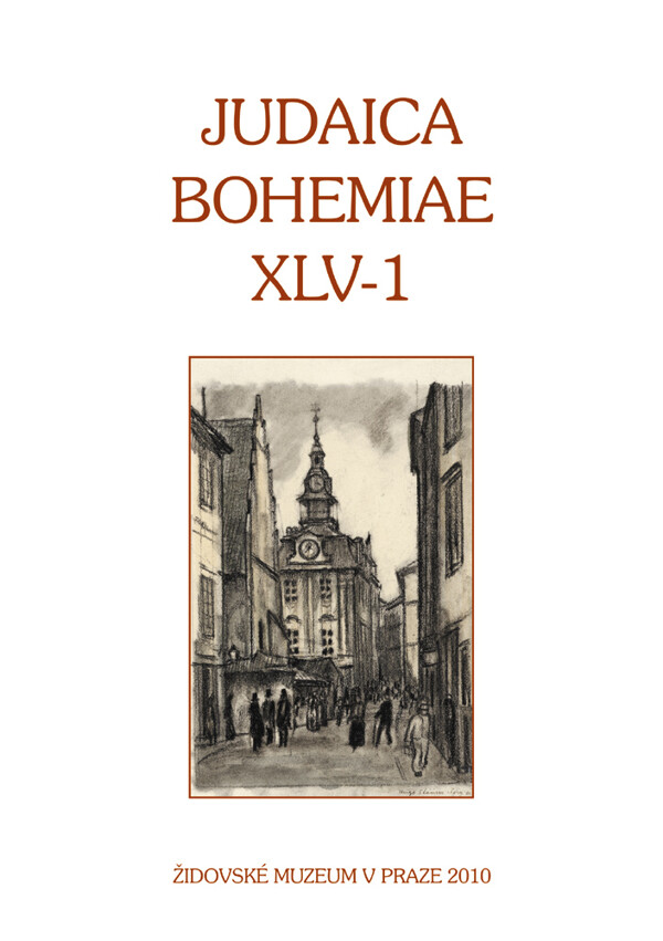 Judaica Bohemiae XLV-1
