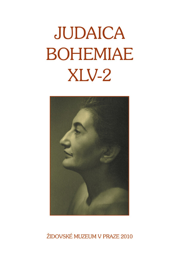 Judaica Bohemiae XLV-2