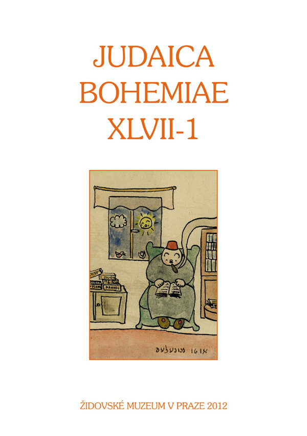 Judaica Bohemiae XLVII-1