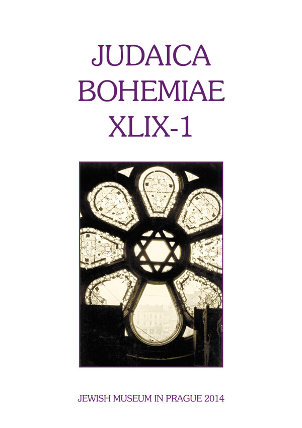 Judaica Bohemiae XLIX-1