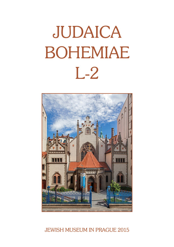 Judaica Bohemiae L - 2