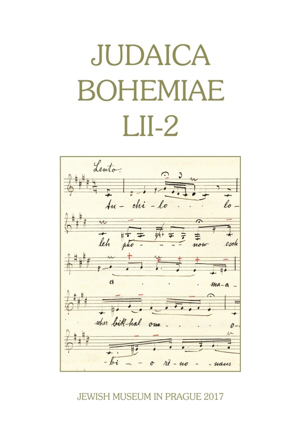 Judaica Bohemiae LII - 2