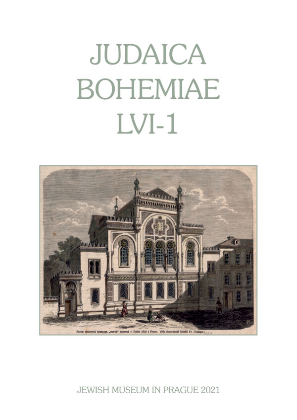 Judaica Bohemiae LVI - 1