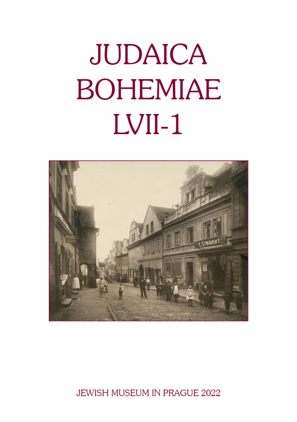 Judaica Bohemiae LVII - 1