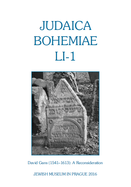 Judaica Bohemiae LI - 1